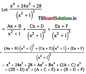 TS Inter 2nd Year Maths 2A Partial Fractions Important Questions.15