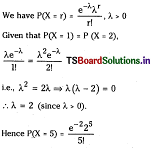 TS Inter 2nd Year Maths 2A Random Variables and Probability Distributions Important Questions 11