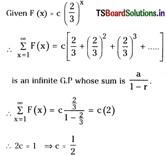 TS Inter 2nd Year Maths 2A Solutions Chapter 10 Random Variables and Probability Distributions Ex 10(a) 2