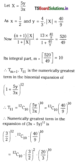 TS Inter 2nd Year Maths 2A Solutions Chapter 6 Binomial Theorem Ex 6(a) 3