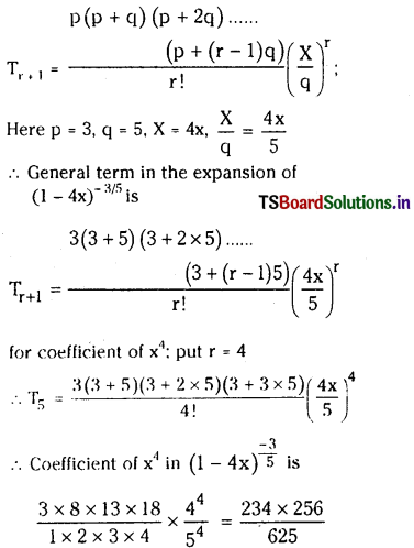 TS Inter 2nd Year Maths 2A Solutions Chapter 6 Binomial Theorem Ex 6(b) 10