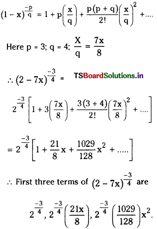 TS Inter 2nd Year Maths 2A Solutions Chapter 6 Binomial Theorem Ex 6(b) 5