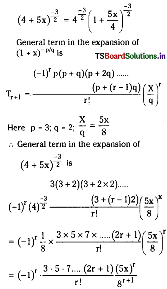 TS Inter 2nd Year Maths 2A Solutions Chapter 6 Binomial Theorem Ex 6(b) 6