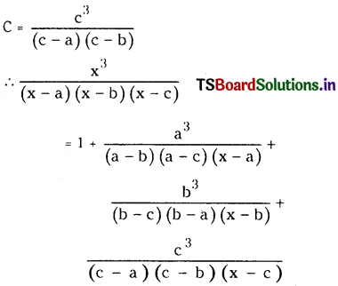 TS Inter 2nd Year Maths 2A Solutions Chapter 7 Partial Fractions Ex 7(c) 1