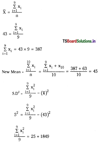 TS Inter 2nd Year Maths 2A Solutions Chapter 8 Measures of Dispersion Ex 8(a) 23