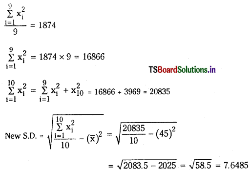 TS Inter 2nd Year Maths 2A Solutions Chapter 8 Measures of Dispersion Ex 8(a) 24