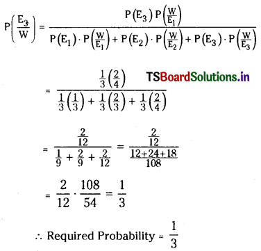 TS Inter 2nd Year Maths 2A Solutions Chapter 9 Probability Ex 9(c) 12