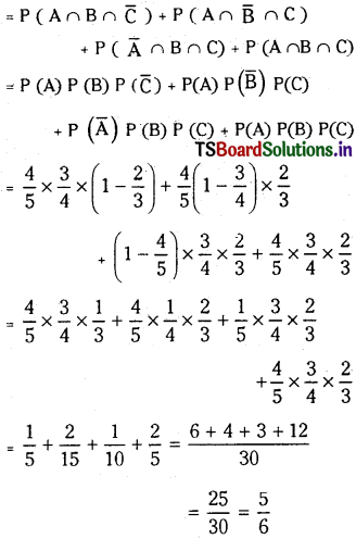 TS Inter 2nd Year Maths 2A Solutions Chapter 9 Probability Ex 9(c) 3