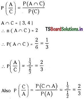TS Inter 2nd Year Maths 2A Solutions Chapter 9 Probability Ex 9(c) 6