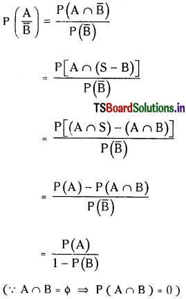 TS Inter 2nd Year Maths 2A Solutions Chapter 9 Probability Ex 9(c) 8