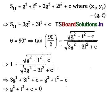 TS Inter 2nd Year Maths 2B Circles Important Questions 3