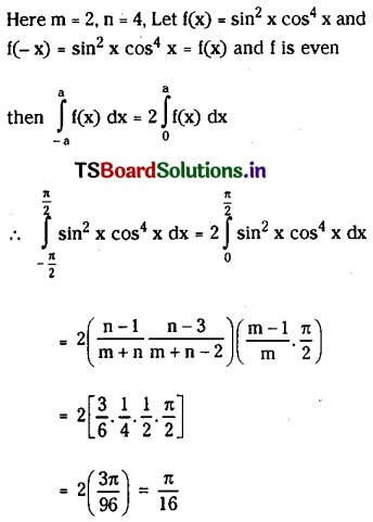 TS Inter 2nd Year Maths 2B Definite Integrals Important Questions 11