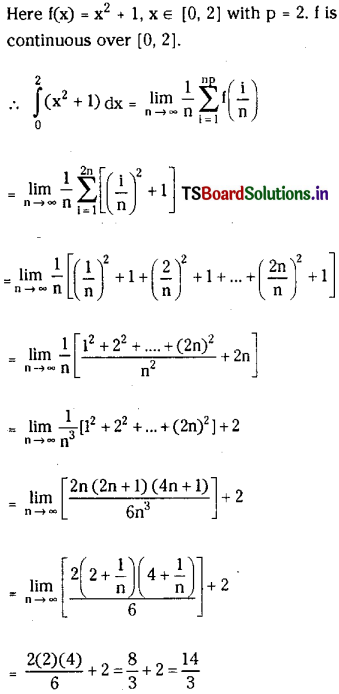 TS Inter 2nd Year Maths 2B Definite Integrals Important Questions 12