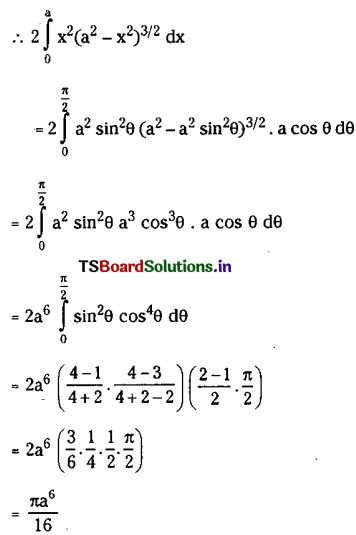 TS Inter 2nd Year Maths 2B Definite Integrals Important Questions 28