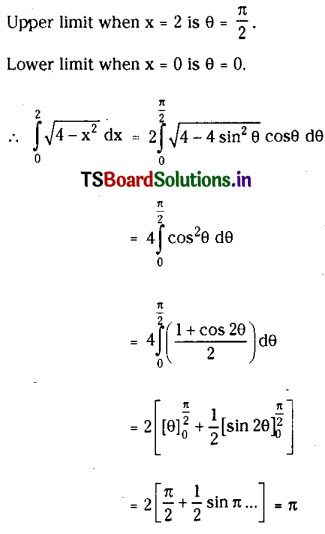 TS Inter 2nd Year Maths 2B Definite Integrals Important Questions 4