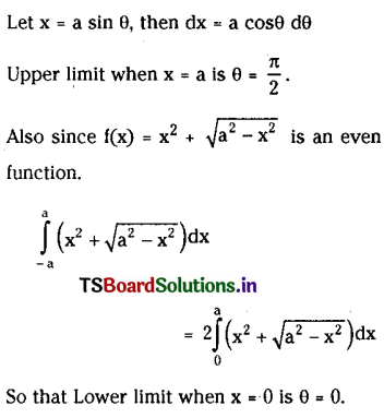 TS Inter 2nd Year Maths 2B Definite Integrals Important Questions 47