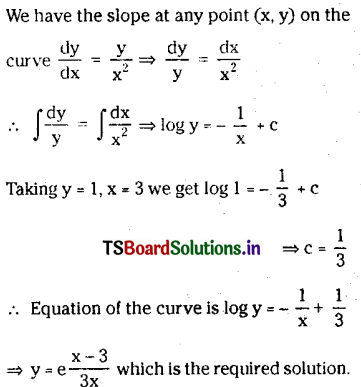 TS Inter 2nd Year Maths 2B Differential Equations Important Questions26