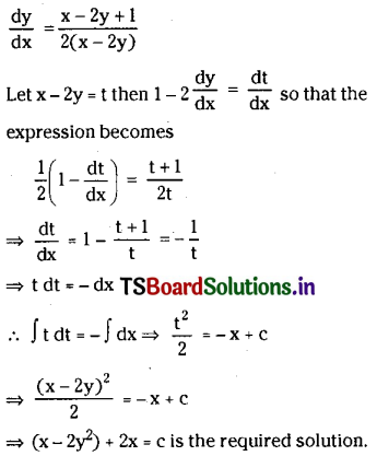 TS Inter 2nd Year Maths 2B Differential Equations Important Questions32