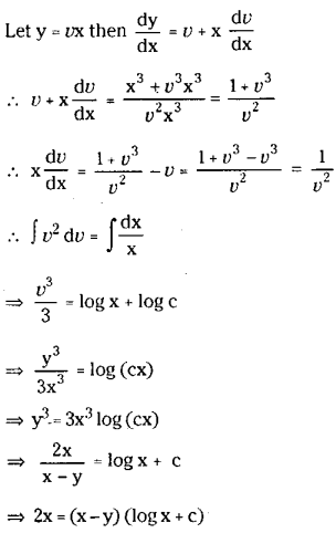 TS Inter 2nd Year Maths 2B Differential Equations Important Questions44