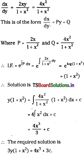 TS Inter 2nd Year Maths 2B Differential Equations Important Questions49