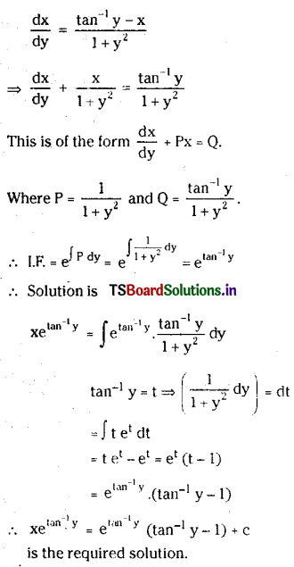 TS Inter 2nd Year Maths 2B Differential Equations Important Questions53