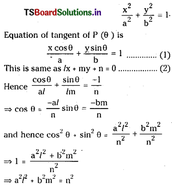 TS Inter 2nd Year Maths 2B Ellipse Important Questions 12