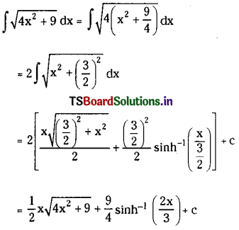 TS Inter 2nd Year Maths 2B Integration Important Questions 34