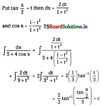 TS Inter 2nd Year Maths 2B Integration Important Questions 52
