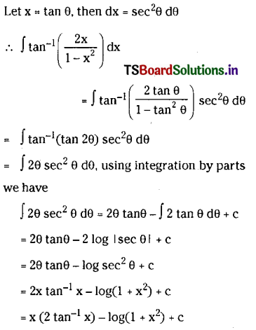TS Inter 2nd Year Maths 2B Integration Important Questions 65