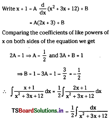 TS Inter 2nd Year Maths 2B Integration Important Questions 71