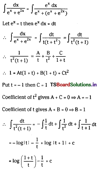 TS Inter 2nd Year Maths 2B Solutions Chapter 6 Integration Ex 6(e) I Q5