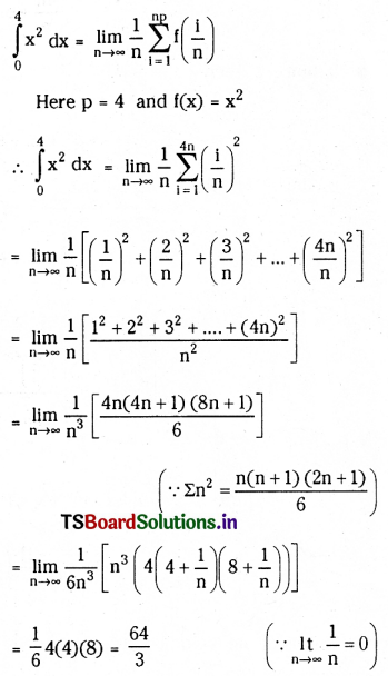 TS Inter 2nd Year Maths 2B Solutions Chapter 7 Definite Integrals Ex 7(a) I Q2