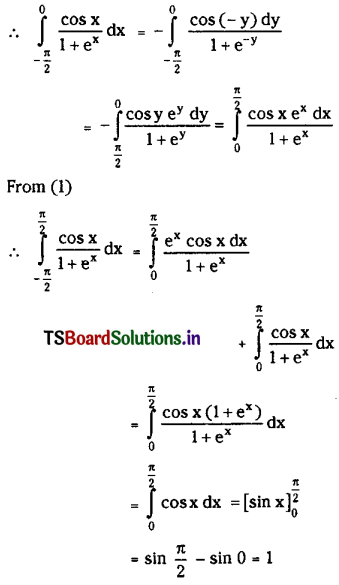 TS Inter 2nd Year Maths 2B Solutions Chapter 7 Definite Integrals Ex 7(b) I Q6.1