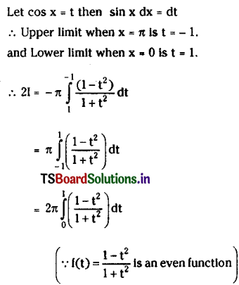 TS Inter 2nd Year Maths 2B Solutions Chapter 7 Definite Integrals Ex 7(b) III Q10.1