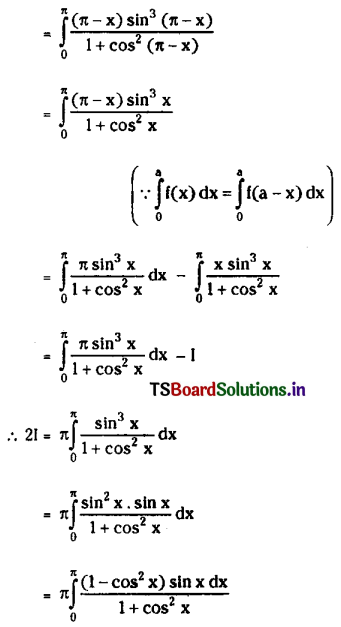 TS Inter 2nd Year Maths 2B Solutions Chapter 7 Definite Integrals Ex 7(b) III Q10