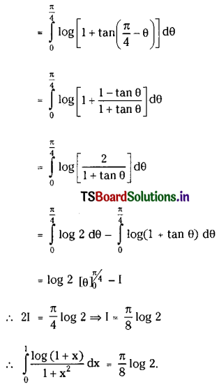 TS Inter 2nd Year Maths 2B Solutions Chapter 7 Definite Integrals Ex 7(b) III Q11.1