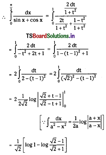 TS Inter 2nd Year Maths 2B Solutions Chapter 7 Definite Integrals Ex 7(b) III Q13.2