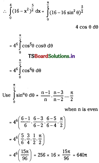 TS Inter 2nd Year Maths 2B Solutions Chapter 7 Definite Integrals Ex 7(c) II Q2