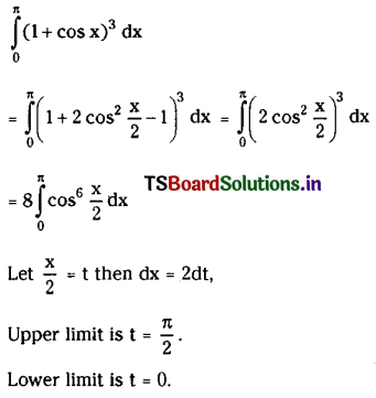 TS Inter 2nd Year Maths 2B Solutions Chapter 7 Definite Integrals Ex 7(c) III Q2