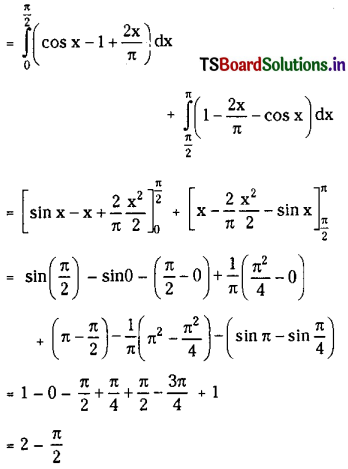 TS Inter 2nd Year Maths 2B Solutions Chapter 7 Definite Integrals Ex 7(d) 2