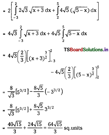 TS Inter 2nd Year Maths 2B Solutions Chapter 7 Definite Integrals Ex 7(d) 30