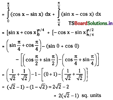 TS Inter 2nd Year Maths 2B Solutions Chapter 7 Definite Integrals Ex 7(d) 9