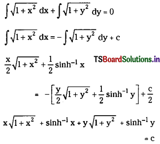 TS Inter 2nd Year Maths 2B Solutions Chapter 8 Differential Equations Ex 8(b) 2