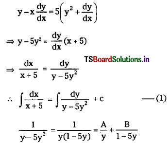 TS Inter 2nd Year Maths 2B Solutions Chapter 8 Differential Equations Ex 8(b) 3
