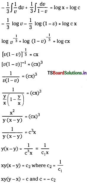 TS Inter 2nd Year Maths 2B Solutions Chapter 8 Differential Equations Ex 8(c) 17