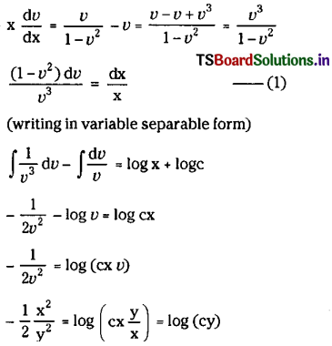 TS Inter 2nd Year Maths 2B Solutions Chapter 8 Differential Equations Ex 8(c) 21
