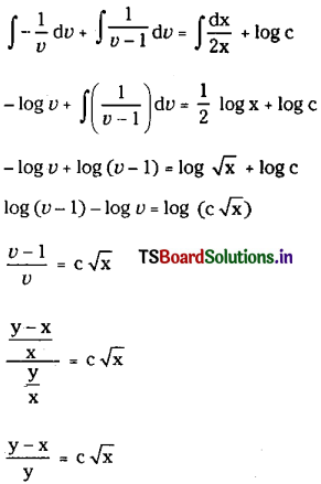 TS Inter 2nd Year Maths 2B Solutions Chapter 8 Differential Equations Ex 8(c) 22
