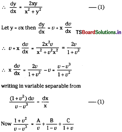 TS Inter 2nd Year Maths 2B Solutions Chapter 8 Differential Equations Ex 8(c) 4