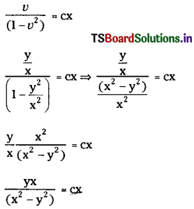 TS Inter 2nd Year Maths 2B Solutions Chapter 8 Differential Equations Ex 8(c) 5