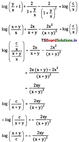 TS Inter 2nd Year Maths 2B Solutions Chapter 8 Differential Equations Ex 8(c) 8